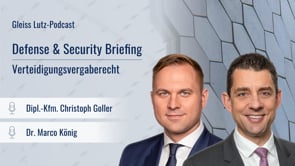 Defense & Security Briefing – Verteidigungsvergaberecht
