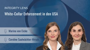 INTEGRITY LENS – White-Collar Enforcement in den USA